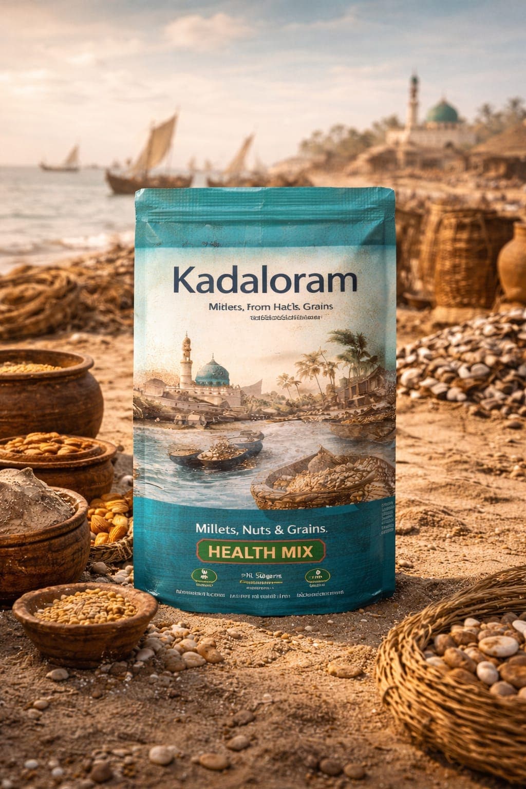 Kadaloram coastal heritage millets, nuts and grains pack