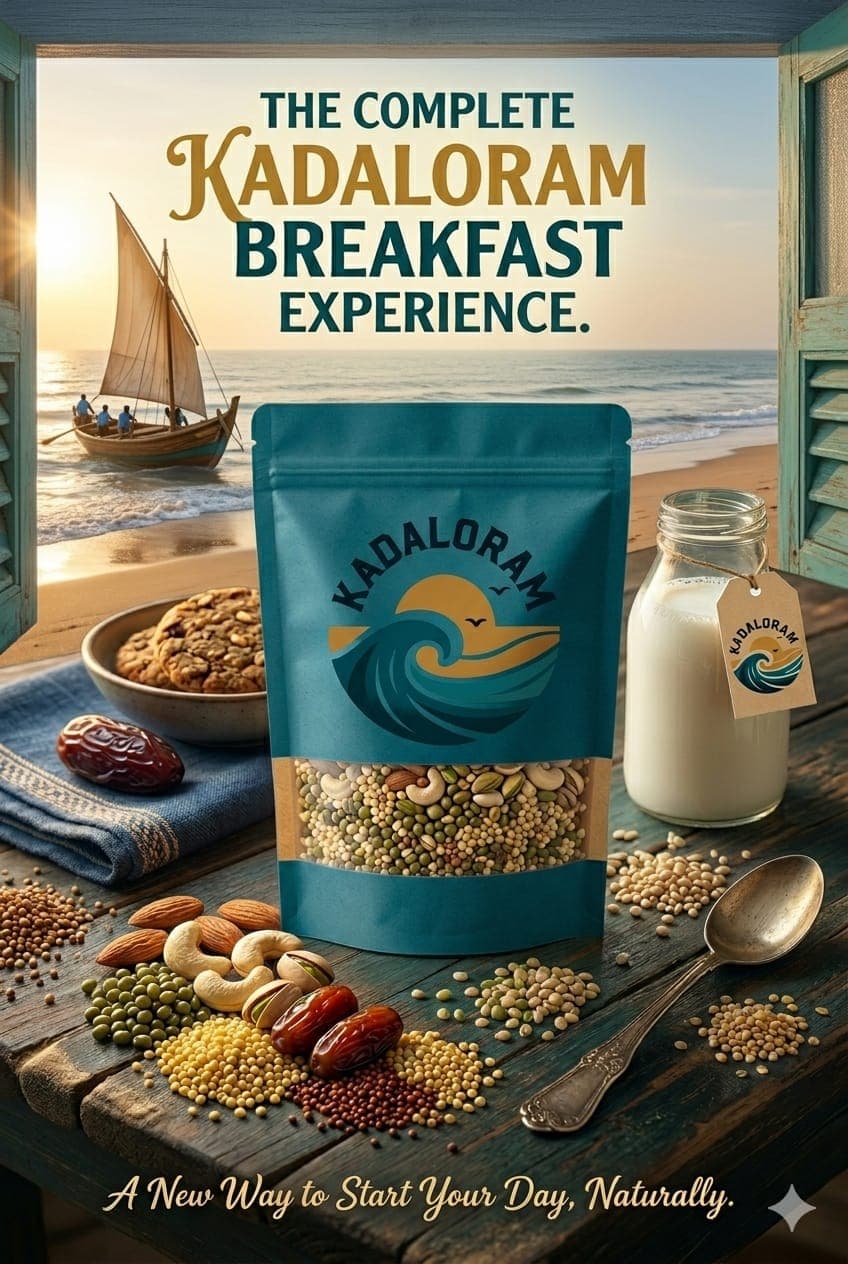 Kadaloram complete breakfast experience with millets and nuts